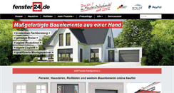 Desktop Screenshot of fenster24.de