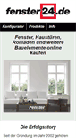 Mobile Screenshot of fenster24.de
